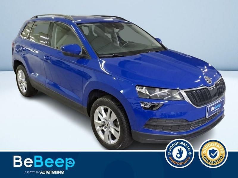 Usata Skoda Karoq Ambition 115 CV (84 kW) 2020 Blu metallizzato SUV