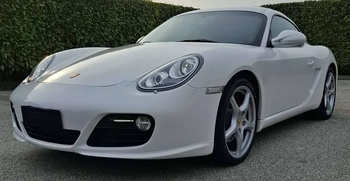Usata Porsche Cayman S 320 CV (235 kW) 2010 Bianco Coupé
