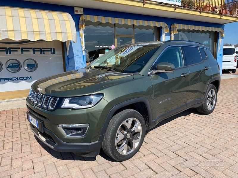 Usata Jeep Compass Limited 140 CV (102 kW) 2019 Verde SUV