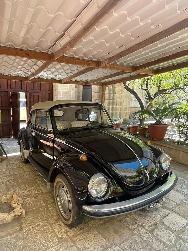 Usata VW Beetle Cabriolet 43 CV (31 kW) 1973 Nero Cabrio