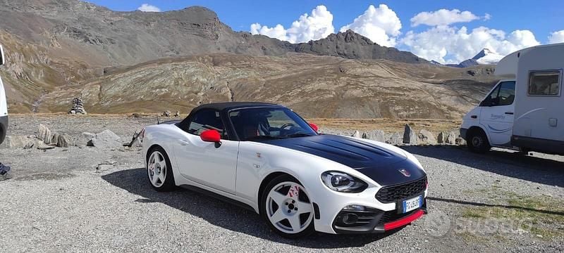 Usata Abarth 124 Spider 170 CV (125 kW) 2016 Bianco Cabrio