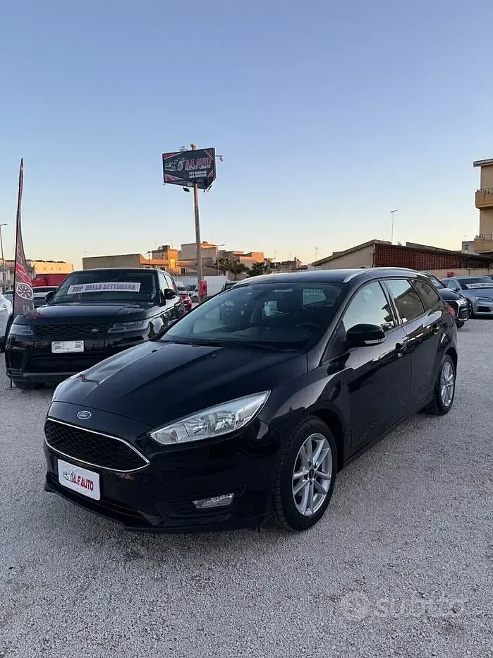 Usata Ford Focus Titanium 120 CV (88 kW) 2015 Nero Station wagon