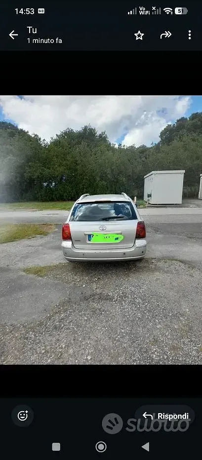 Usata Toyota Avensis 116 CV (85 kW) 2004 Grigio Station wagon
