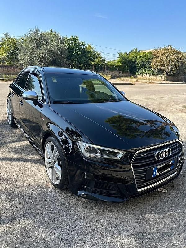 Usata Audi A3 S-Line 184 CV (135 kW) 2014 Nero Berlina