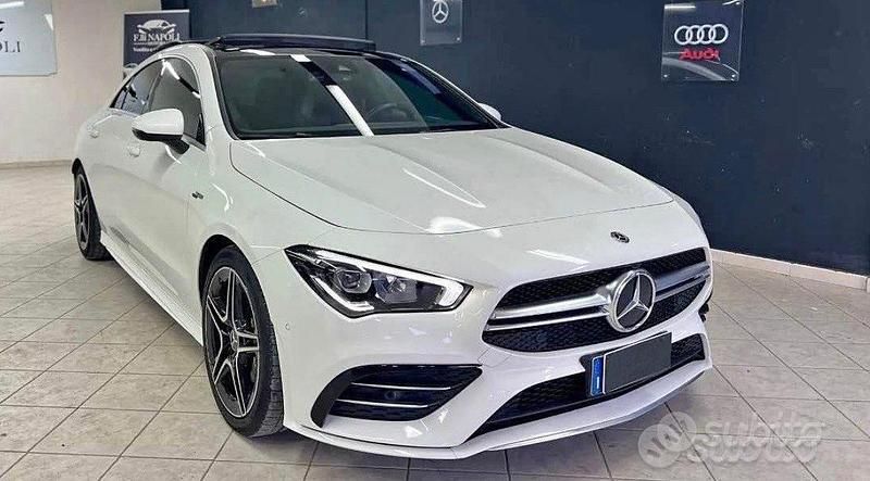 Usata Mercedes CLA35 AMG AMG 306 CV (225 kW) 2019 Bianco Berlina