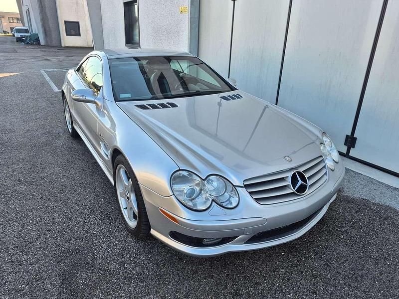 Usata Mercedes SL55 AMG AMG 500 CV (367 kW) 2002 Argento Cabrio