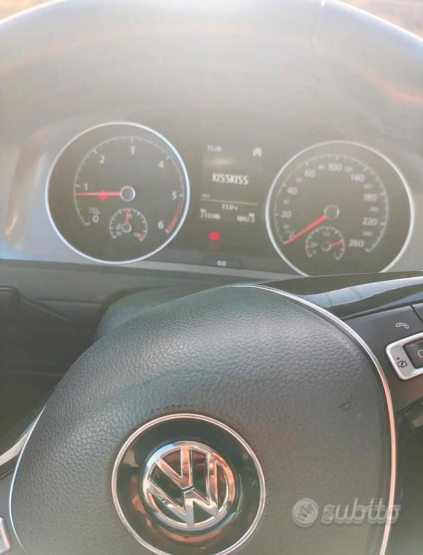 Usata VW Golf VII 110 CV (80 kW) 2016 Bianco Berlina