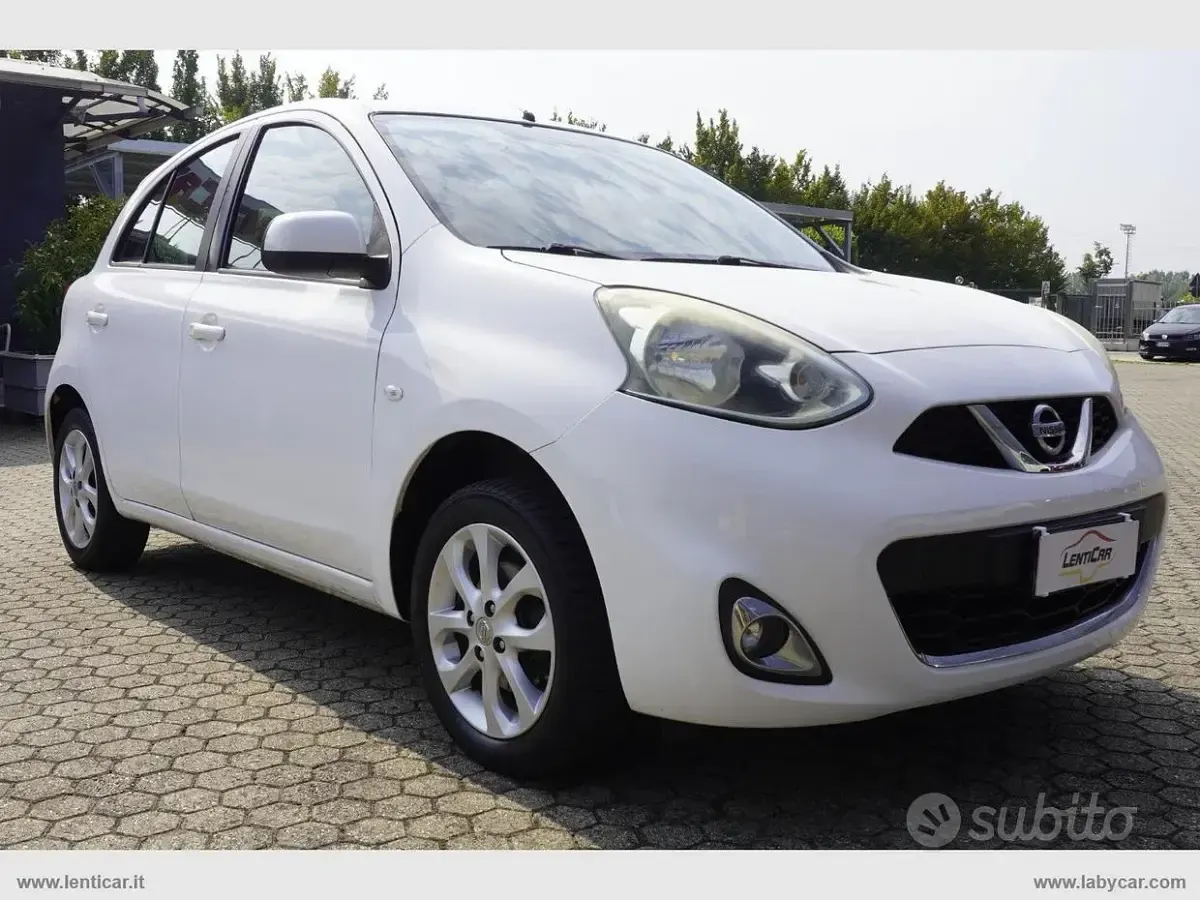 Usata Nissan Micra Acenta 80 CV (58 kW) 2015 Bianco Utilitaria