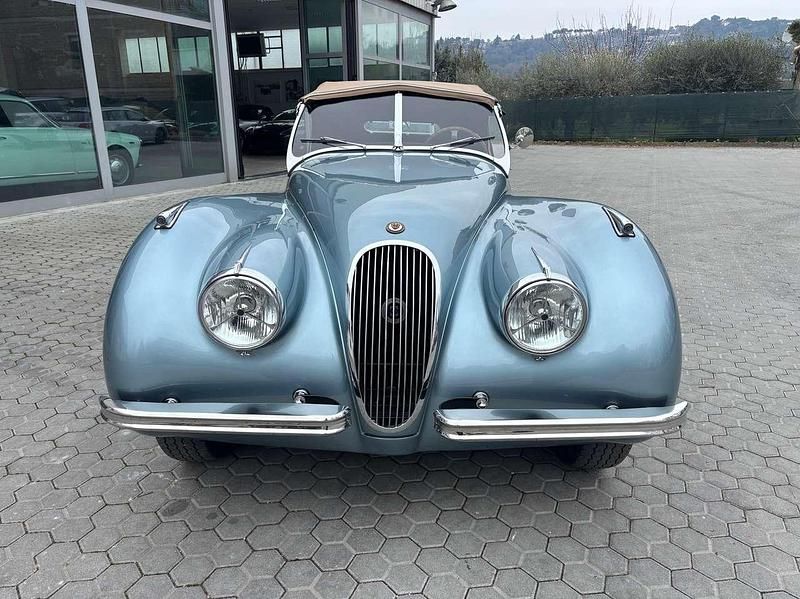Usata Jaguar XK 160 CV (117 kW) 1951 Blu/azzurro Cabrio