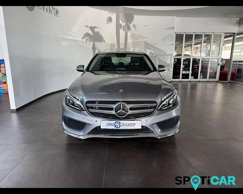 Usata Mercedes C200 Premium 136 CV (100 kW) 2016 Grigio Berlina
