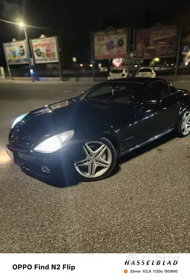 Usata Mercedes SLK200 184 CV (135 kW) 2009 Nero Cabrio