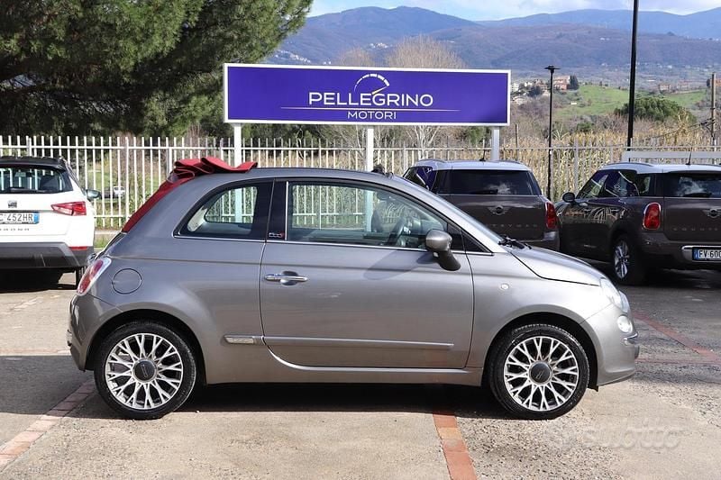 Usata Fiat 500C Lounge 69 CV (50 kW) 2015 Grigio Cabrio