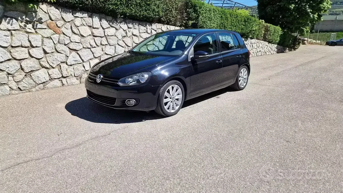 Usata VW Golf VI 122 CV (89 kW) 2009 Nero Utilitaria