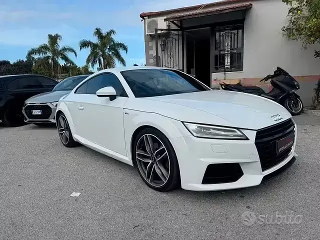 Usata Audi TT S-Line 184 CV (135 kW) 2016 Bianco Coupé