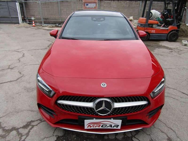 Usata Mercedes A200 AMG line 163 CV (119 kW) 2019 Rosso Berlina