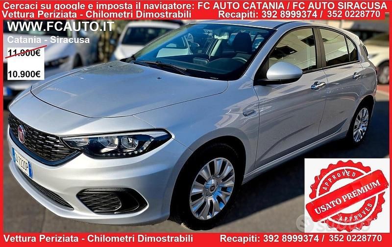 Argento Usata 2020 Fiat Tipo Lounge Tre volumi | 10.900 € (Buon prezzo) - Immagine 1/4