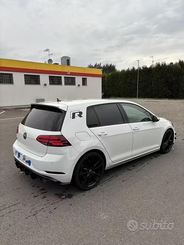 Usata VW Golf VII R 360 CV (264 kW) 2018 Bianco Berlina
