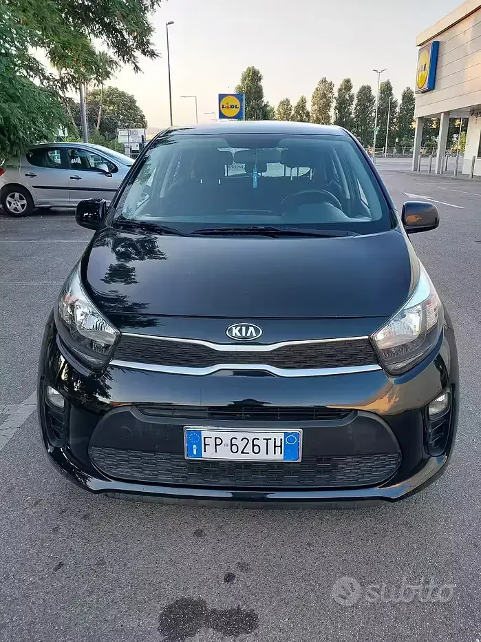 Usata Kia Picanto 65 CV (47 kW) 2018 Nero Utilitaria