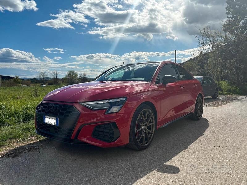 Usata Audi S3 Sport 310 CV (228 kW) 2022 Rosso Berlina