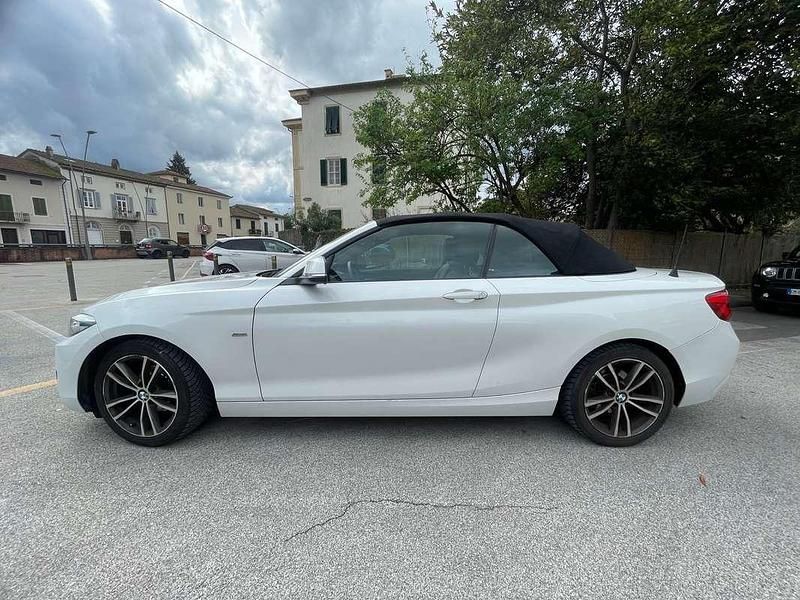Usata BMW 218 Sport Line 150 CV (110 kW) 2018 Bianco Cabrio