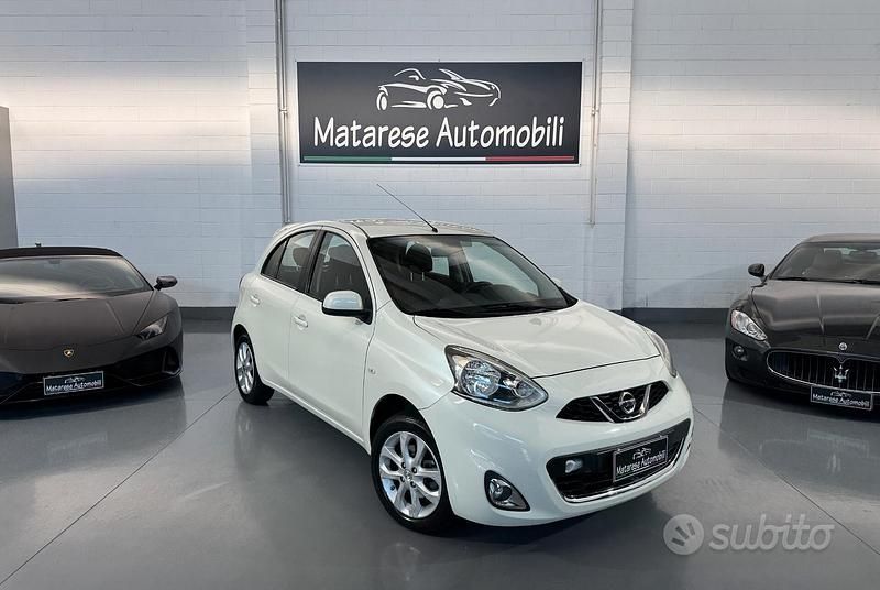 Second-hand Nissan Micra 80 CP (58 kW) 2015 Alb Hatchback