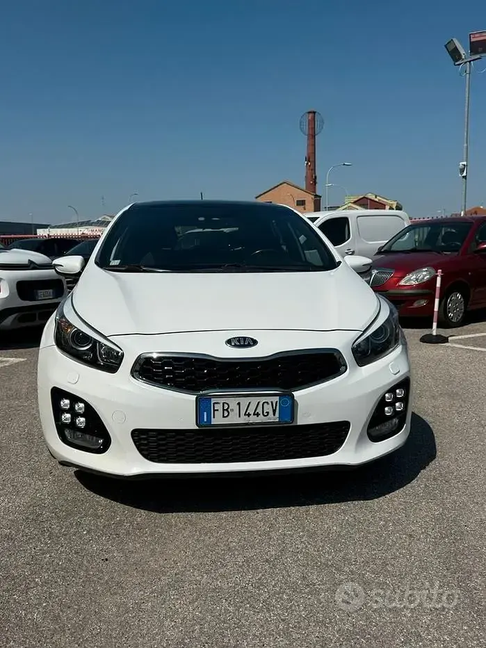 Usata Kia Ceed GT GT-Line 136 CV (100 kW) 2015 Bianco Berlina