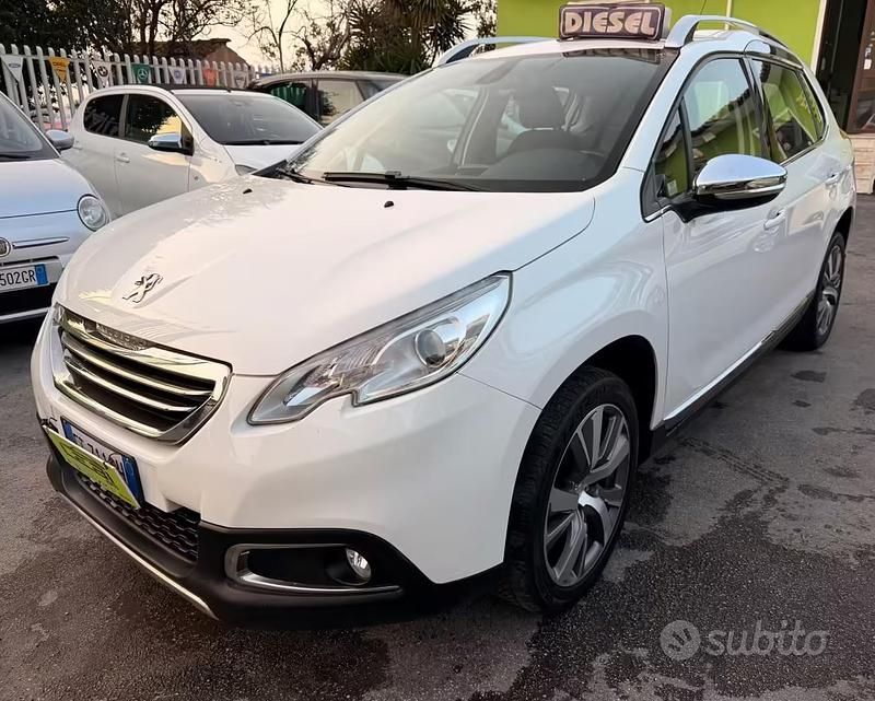 Usata Peugeot 2008 Allure 92 CV (67 kW) 2013 Bianco SUV