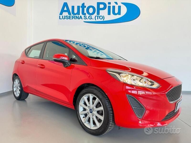 Usata Ford Fiesta 70 CV (51 kW) 2018 Rosso Utilitaria