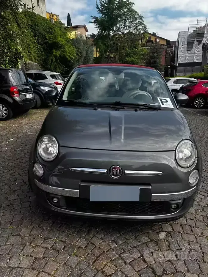 Usata Fiat 500 69 CV (50 kW) 2010 Grigio Cabrio