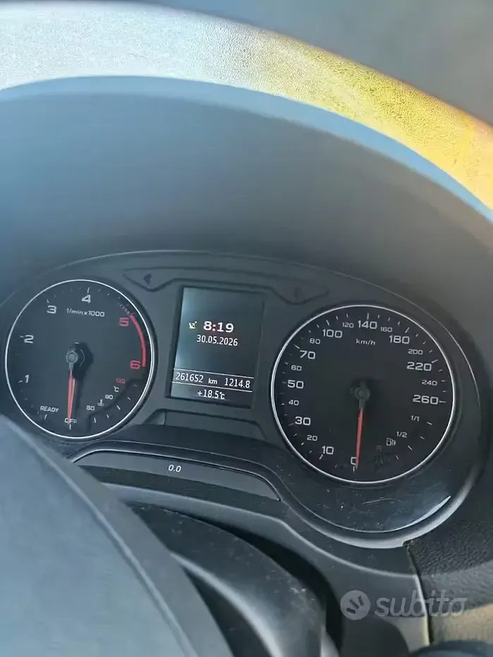 Usata Audi A3 110 CV (80 kW) 2015 Bianco Berlina