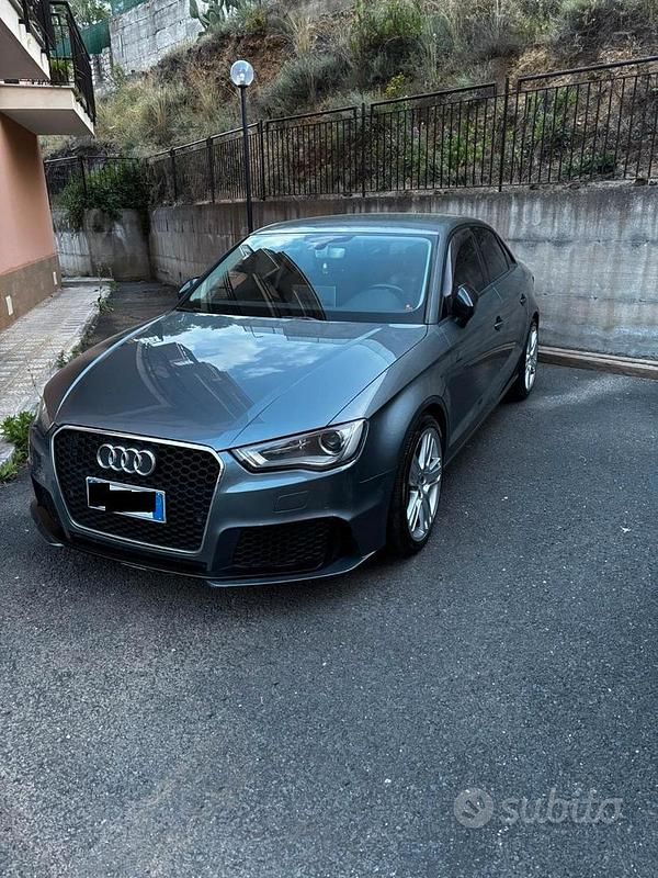 Usata Audi A3 Ambition 110 CV (80 kW) 2016 Grigio Berlina