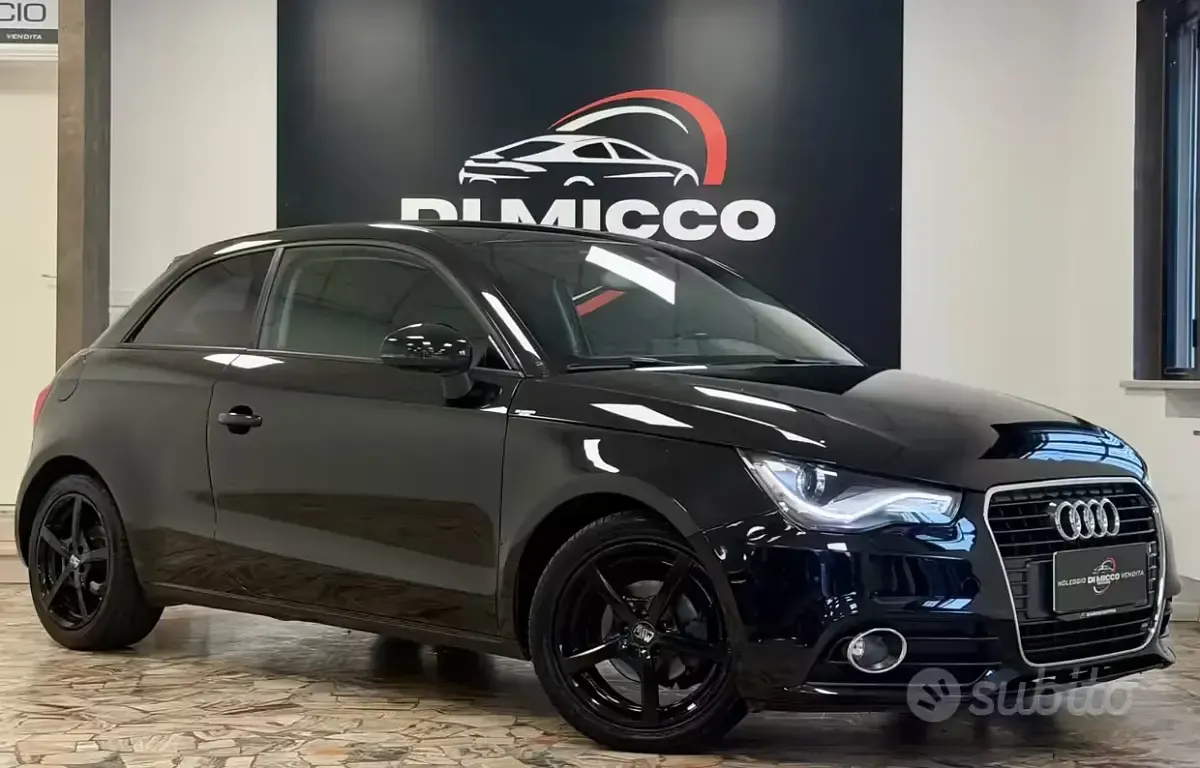 Usata Audi A1 Admired 90 CV (66 kW) 2014 Nero Utilitaria