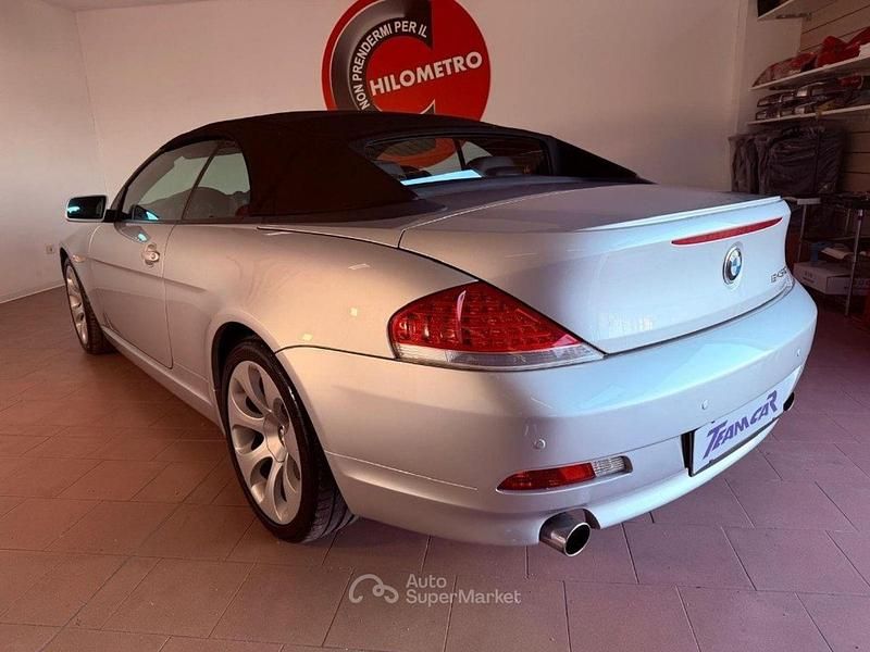 Begagnad BMW 645 Cabriolet Efficient Dynamics 333 HK (244 kW) 2004 Silver Cab