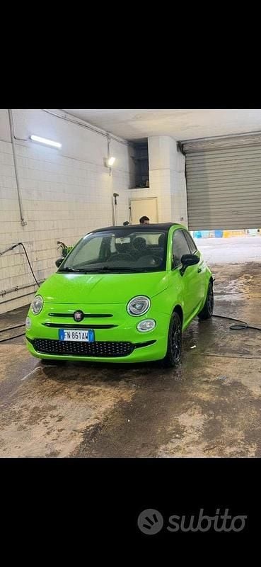 Usata Fiat 500C 2017 Verde Cabrio