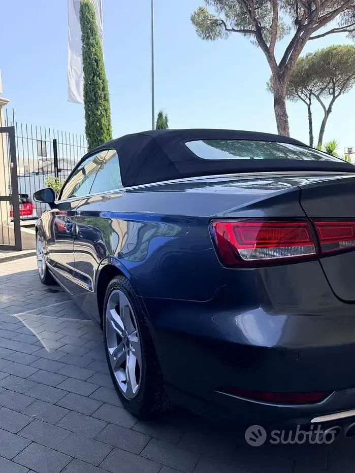 Usata Audi A3 Cabriolet S-Line 150 CV (110 kW) 2018 Grigio Cabrio
