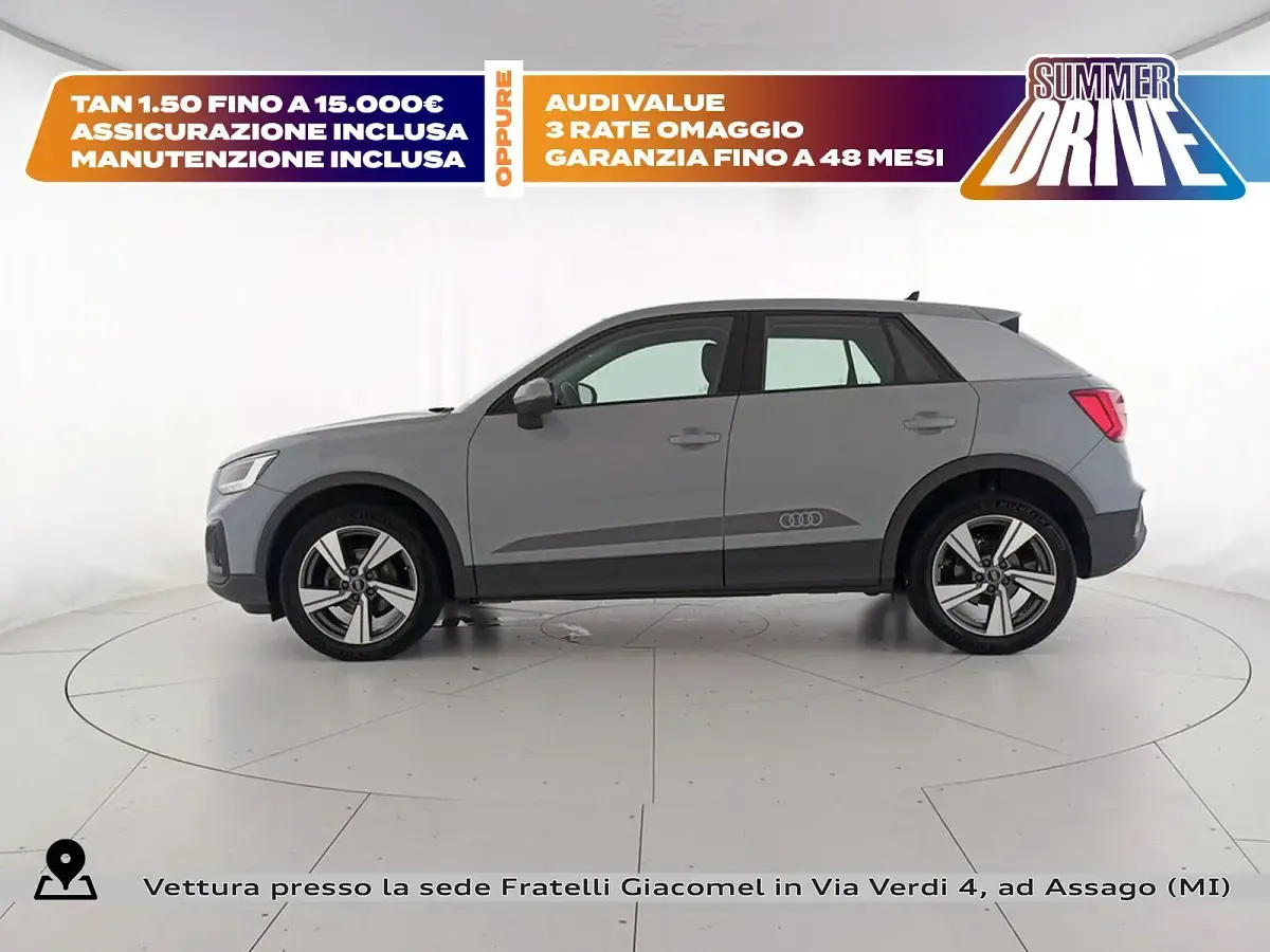 Usata Audi Q2 Admired 110 CV (80 kW) 2023 Grigio freccia perla SUV