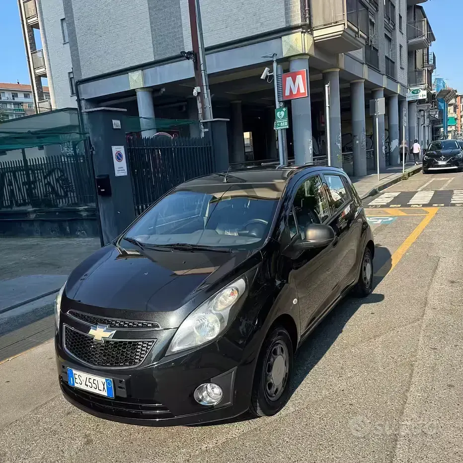 Usata Chevrolet Spark 65 CV (47 kW) 2013 Nero Utilitaria