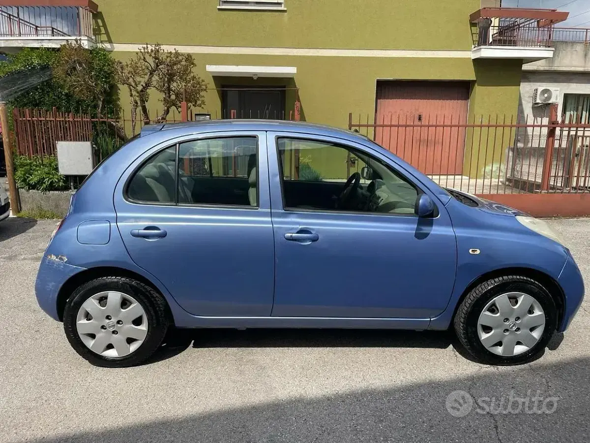 Second-hand Nissan Micra Acenta 82 CP (60 kW) 2004 Albastru Hatchback