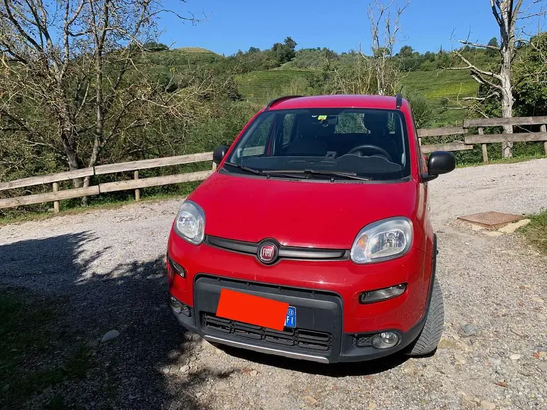 Usata Fiat Panda 4x4 86 CV (63 kW) 2013 Rosso Utilitaria