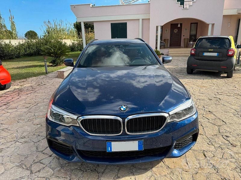 Usata BMW 520 M Sport 190 CV (139 kW) 2018 Blu/azzurro Station wagon