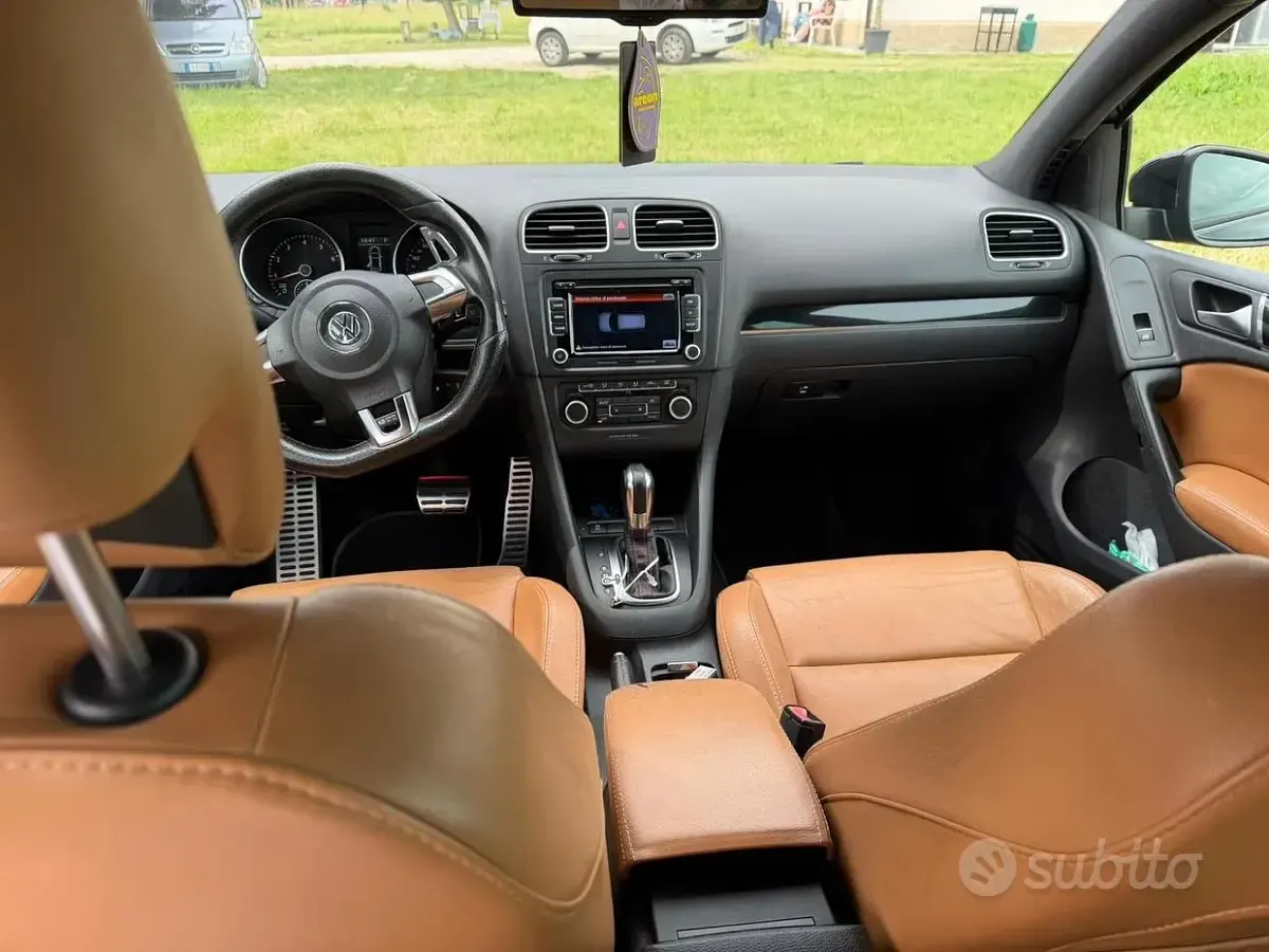 Usata VW Golf VII GTI 210 CV (154 kW) 2012 Nero Station wagon
