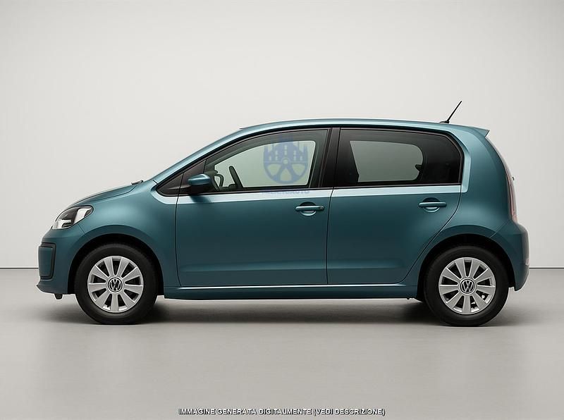 Begagnad VW e-up! move up! 61 kW (83 HK) 2022 Blå Halvkombi