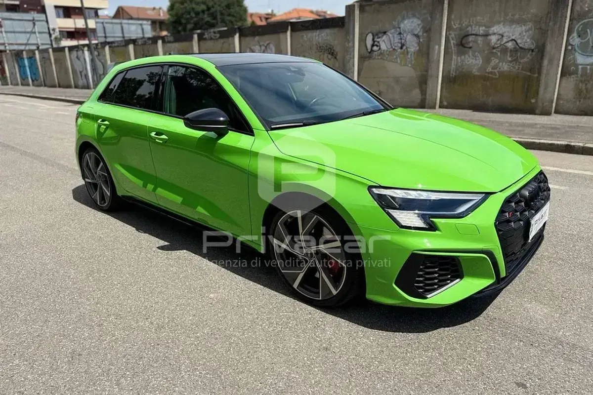 Usata Audi S3 Sportback Exclusive 310 CV (228 kW) 2023 Verde Utilitaria