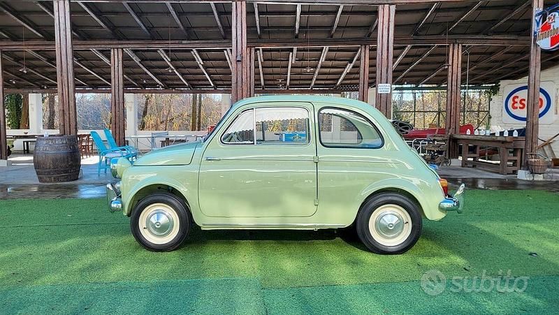 Usata Fiat 500 1950 Verde Cabrio