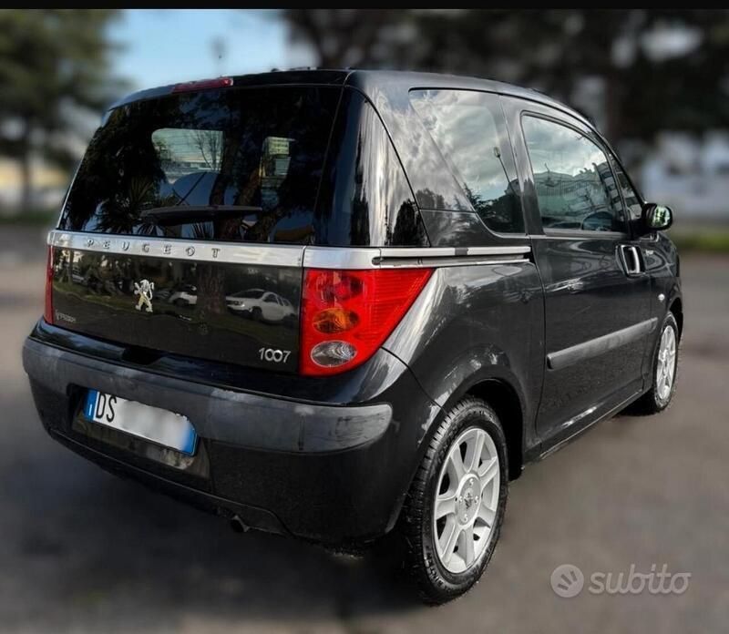 Usata Peugeot 1007 68 CV (50 kW) 2008 Nero Monovolume