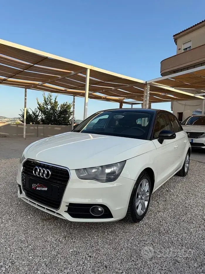 Usata Audi A1 90 CV (66 kW) 2012 Bianco Utilitaria