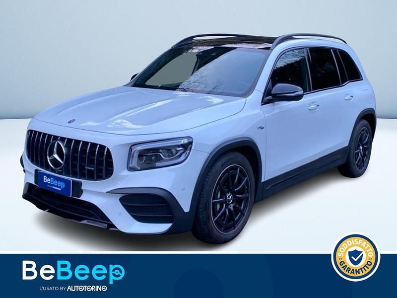 Usata Mercedes GLB35 AMG 306 CV (225 kW) 2021 Bianco pastello SUV