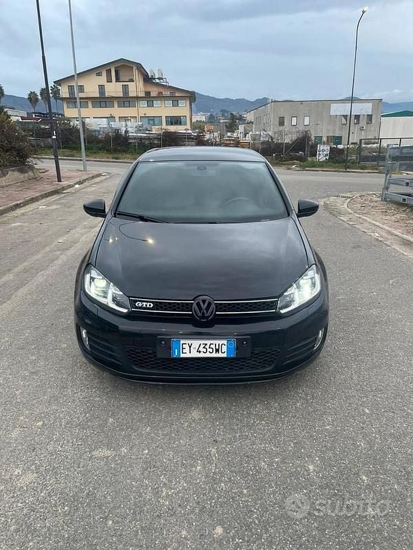 Usata VW Golf VI GTD 170 CV (125 kW) 2011 Nero Utilitaria