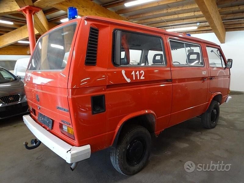 Usata VW T3 76 CV (55 kW) 1989 Rosso Furgone
