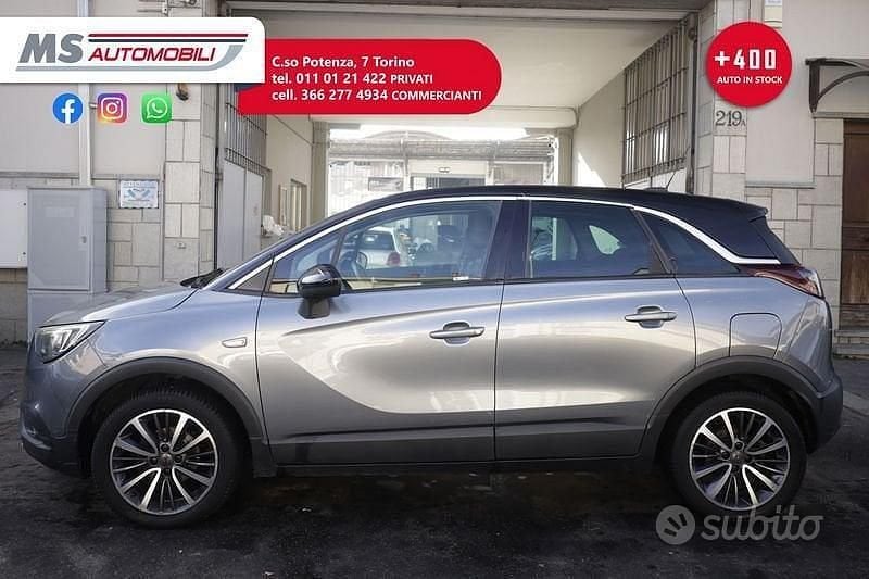 Usata Opel Crossland X Ultimate 99 CV (72 kW) 2017 Grigio scuro SUV